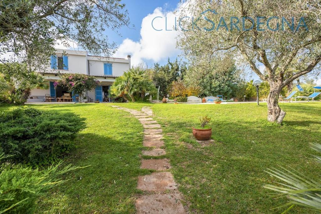Alghero Villa Josephine Con Piscina E Parco Per 8 Ospiti Экстерьер фото
