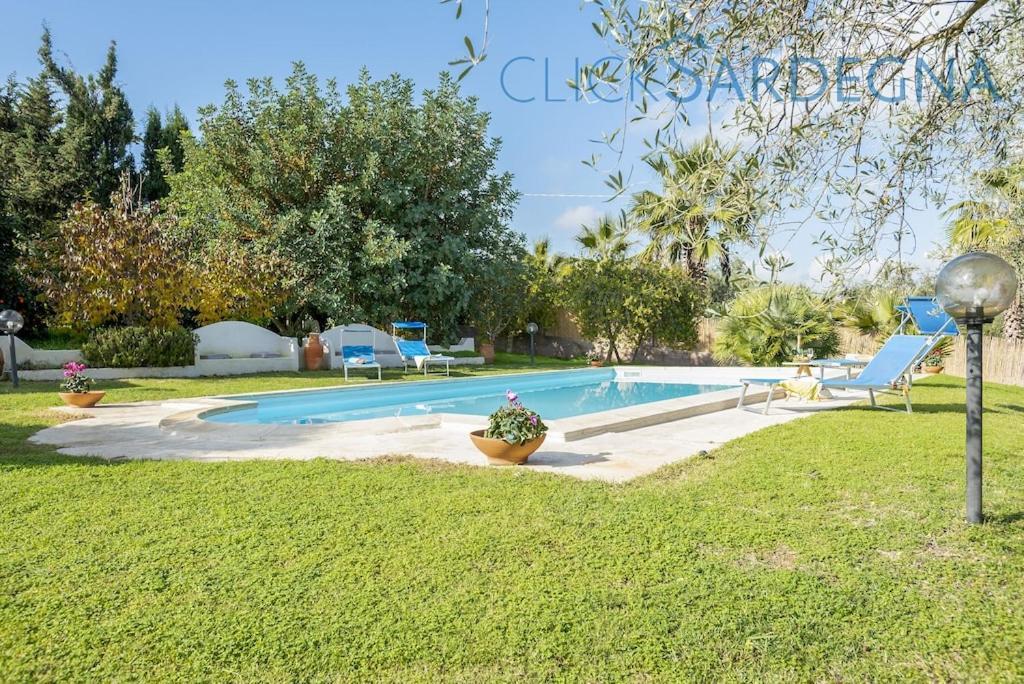Alghero Villa Josephine Con Piscina E Parco Per 8 Ospiti Экстерьер фото